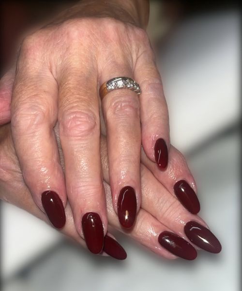 Healthy nails after professional nail treatment at Kidlington nail salon